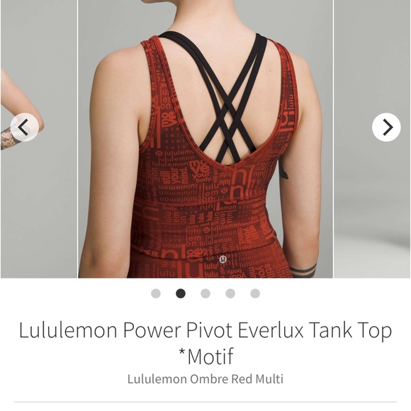 Lululemon power pivot tank - Picture 2 of 4